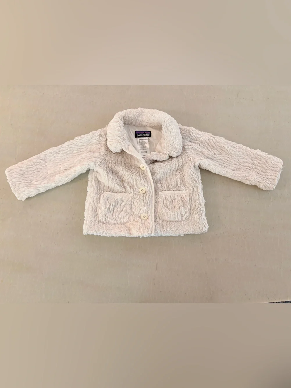 Patagonia Cream Baby Snowy Pelage Jacket